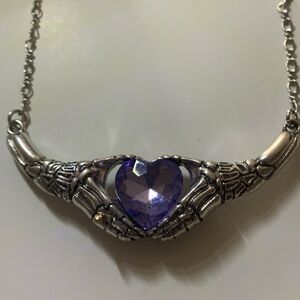 Tim Burton Corpse Bride Amethyst Necklace